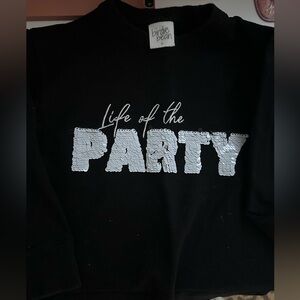 Birdie Bean Black Kids Sweatshirt